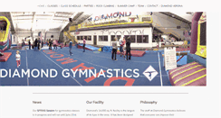 Desktop Screenshot of diamondgymnastics.com